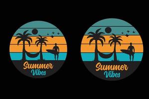 sommar t-shirt design vektor