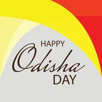 Vektor Illustration von ein Hintergrund zum glücklich odisha Tag Feier.
