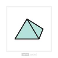 pyramid form illustration vektor grafisk