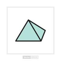 Pyramide gestalten Illustration Vektor Grafik