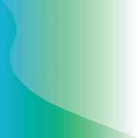 abstrakt Hintergrund mit Grün und Blau Gradient und wellig Linien. vektor