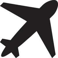 Flugzeug Symbol Symbol Bild Vektor, Illustration von das Flug Luftfahrt im schwarz Bild. eps 10 vektor