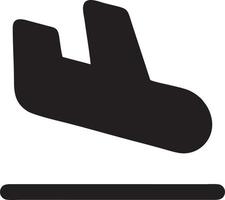Flugzeug Symbol Symbol Bild Vektor, Illustration von das Flug Luftfahrt im schwarz Bild. eps 10 vektor