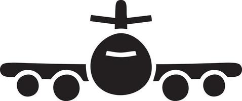 Flugzeug Symbol Symbol Bild Vektor, Illustration von das Flug Luftfahrt im schwarz Bild. eps 10 vektor