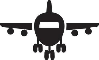 Flugzeug Symbol Symbol Bild Vektor, Illustration von das Flug Luftfahrt im schwarz Bild. eps 10 vektor