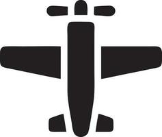 Flugzeug Symbol Symbol Bild Vektor, Illustration von das Flug Luftfahrt im schwarz Bild. eps 10 vektor