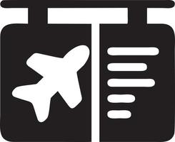 Flugzeug Symbol Symbol Bild Vektor, Illustration von das Flug Luftfahrt im schwarz Bild. eps 10 vektor