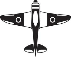 Flugzeug Symbol Symbol Bild Vektor, Illustration von das Flug Luftfahrt im schwarz Bild. eps 10 vektor