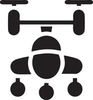 Flugzeug Symbol Symbol Bild Vektor, Illustration von das Flug Luftfahrt im schwarz Bild. eps 10 vektor