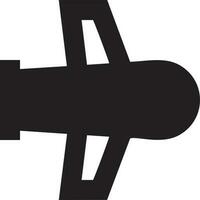 Flugzeug Symbol Symbol Bild Vektor, Illustration von das Flug Luftfahrt im schwarz Bild. eps 10 vektor