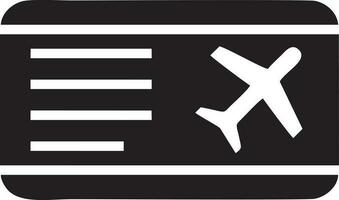 Flugzeug Symbol Symbol Bild Vektor, Illustration von das Flug Luftfahrt im schwarz Bild. eps 10 vektor