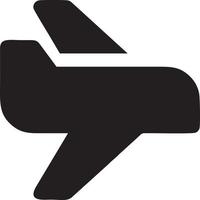 Flugzeug Symbol Symbol Bild Vektor, Illustration von das Flug Luftfahrt im schwarz Bild. eps 10 vektor