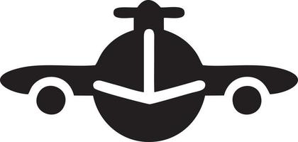 Flugzeug Symbol Symbol Bild Vektor, Illustration von das Flug Luftfahrt im schwarz Bild. eps 10 vektor