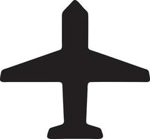 Flugzeug Symbol Symbol Bild Vektor, Illustration von das Flug Luftfahrt im schwarz Bild. eps 10 vektor