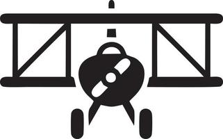 Flugzeug Symbol Symbol Bild Vektor, Illustration von das Flug Luftfahrt im schwarz Bild. eps 10 vektor