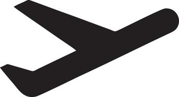 Flugzeug Symbol Symbol Bild Vektor, Illustration von das Flug Luftfahrt im schwarz Bild. eps 10 vektor