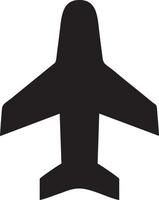 Flugzeug Symbol Symbol Bild Vektor, Illustration von das Flug Luftfahrt im schwarz Bild. eps 10 vektor