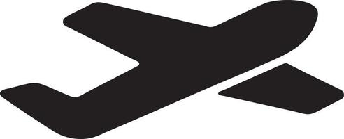 Flugzeug Symbol Symbol Bild Vektor, Illustration von das Flug Luftfahrt im schwarz Bild. eps 10 vektor