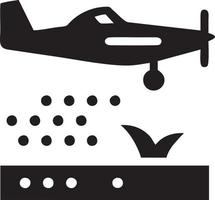 Flugzeug Symbol Symbol Bild Vektor, Illustration von das Flug Luftfahrt im schwarz Bild. eps 10 vektor