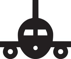 Flugzeug Symbol Symbol Bild Vektor, Illustration von das Flug Luftfahrt im schwarz Bild. eps 10 vektor