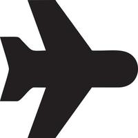 Flugzeug Symbol Symbol Bild Vektor, Illustration von das Flug Luftfahrt im schwarz Bild. eps 10 vektor