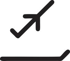 Flugzeug Symbol Symbol Bild Vektor, Illustration von das Flug Luftfahrt im schwarz Bild. eps 10 vektor