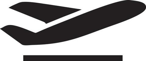 Flugzeug Symbol Symbol Bild Vektor, Illustration von das Flug Luftfahrt im schwarz Bild. eps 10 vektor