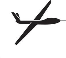 Flugzeug Symbol Symbol Bild Vektor, Illustration von das Flug Luftfahrt im schwarz Bild. eps 10 vektor