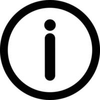 information tecken vektor . info och faq ikon symbol illustration