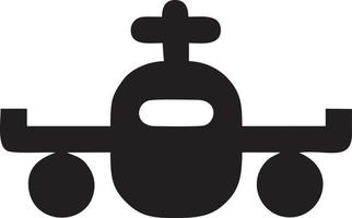 Flugzeug Symbol Symbol Bild Vektor, Illustration von das Flug Luftfahrt im schwarz Bild. eps 10 vektor