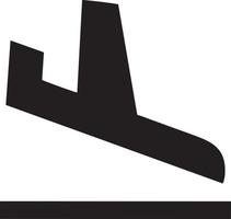 Flugzeug Symbol Symbol Bild Vektor, Illustration von das Flug Luftfahrt im schwarz Bild. eps 10 vektor