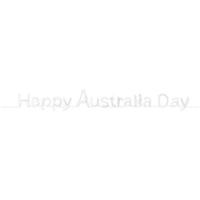 Australien Tag eine Linie Vektorskizze. kontinuierliche Strichzeichnung der handgeschriebenen Inschrift des glücklichen Australien-Tages. handgezeichnete Beschriftung minimalistisches Design. Vektorillustration auf weißem Hintergrund vektor