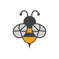 Bienenlogo Vorlage Vektor