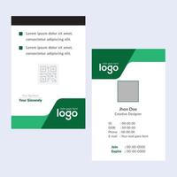 kreativa mallar visitkort. gröna visitkort. professionella och eleganta abstrakta kortmallar perfekta för ditt företag och jobbtitel. vektor designmallar. rena visitkort.
