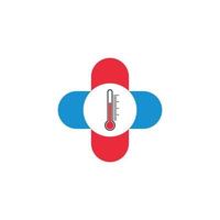 Thermometer Vektor Symbol Illustration