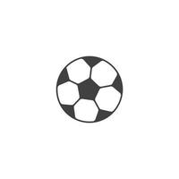 Fußball Ball Symbol Illustration Vektor