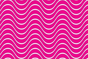 abstrakt sömlös geometrisk vit Vinka mönster med rosa bakgrund. vektor