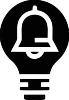 Glocke Benachrichtigung Symbol Symbol Vektor Bild. Illustration von das Alarm warnen Symbol im eps 10