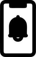 Glocke Benachrichtigung Symbol Symbol Vektor Bild. Illustration von das Alarm warnen Symbol im eps 10