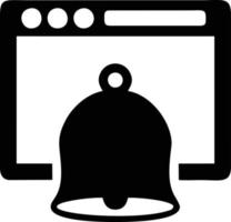 Glocke Benachrichtigung Symbol Symbol Vektor Bild. Illustration von das Alarm warnen Symbol im eps 10