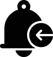 Glocke Benachrichtigung Symbol Symbol Vektor Bild. Illustration von das Alarm warnen Symbol im eps 10