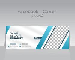 Facebook Cover Design Vorlage vektor