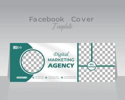 Facebook Cover Design Vorlage vektor