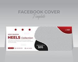 Facebook Cover Design Vorlage vektor