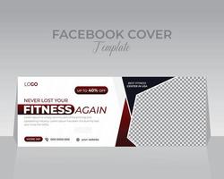 Facebook Cover Design Vorlage vektor