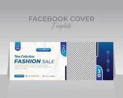 Facebook Cover Design Vorlage vektor