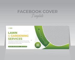 Facebook Cover Design Vorlage vektor