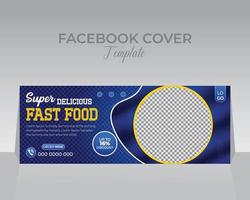 Facebook Cover Design Vorlage vektor