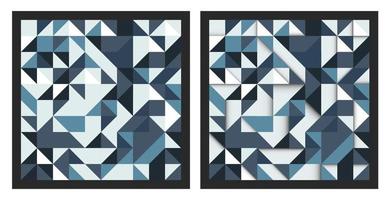 abstrakt bauhaus geometrisk bakgrund med trianglar. vektor design.