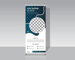 Natur-Rollup-Banner vektor